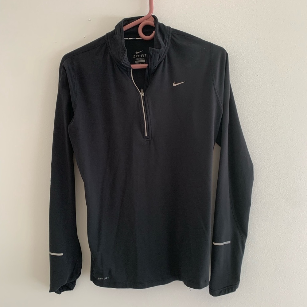 nike long sleeve, quarter zip